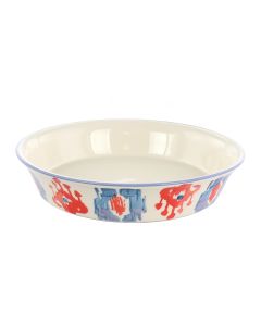 Spice By Tia Mowry Sweet Basil 1.5 Quart Round Stoneware Pie Dish
