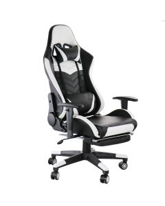 GameFitz Gaming Chair in Black and White